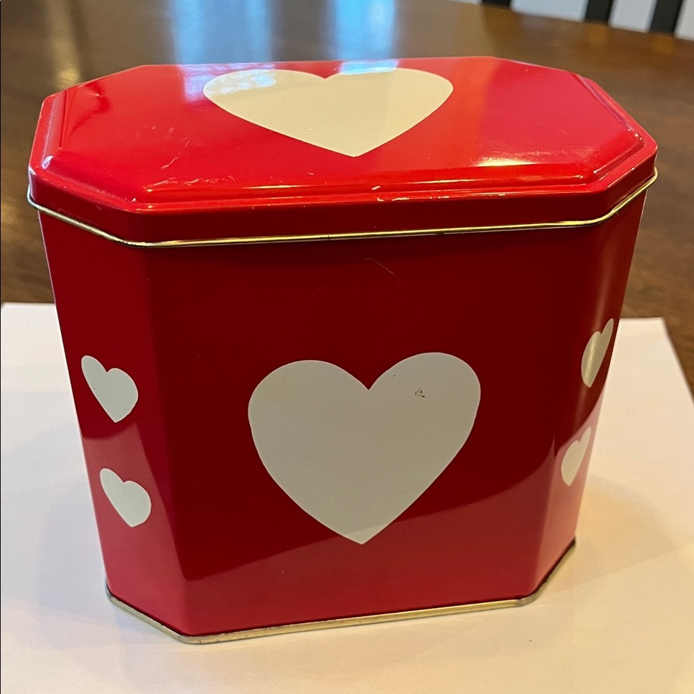 Vintage English tin box